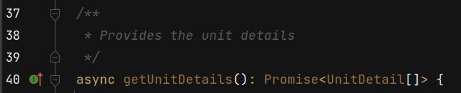 A meaningless code comment that restates the function name.